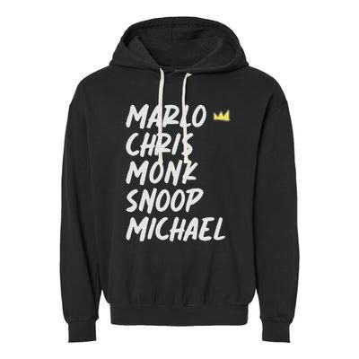 Marlo Chris Monk Snoop Michael Garment-Dyed Fleece Hoodie