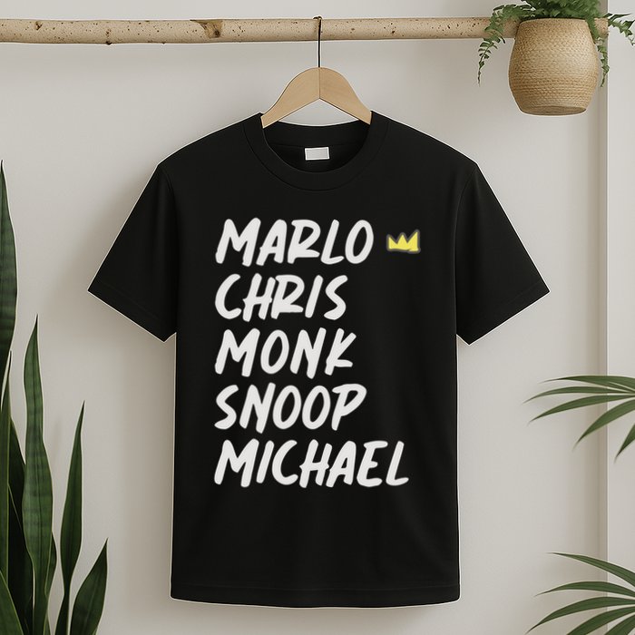 Marlo Chris Monk Snoop Michael T-Shirt