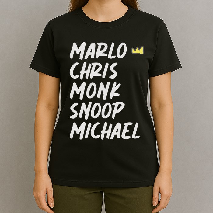 Marlo Chris Monk Snoop Michael T-Shirt