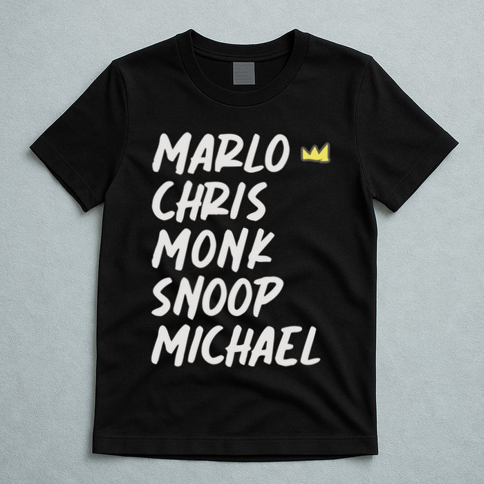 Marlo Chris Monk Snoop Michael T-Shirt