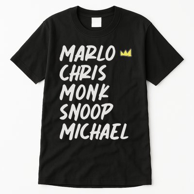 Marlo Chris Monk Snoop Michael Tall T-Shirt