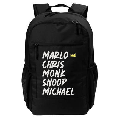 Marlo Chris Monk Snoop Michael Backpack
