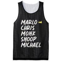 Marlo Chris Monk Snoop Michael Mesh Reversible Basketball Jersey Tank
