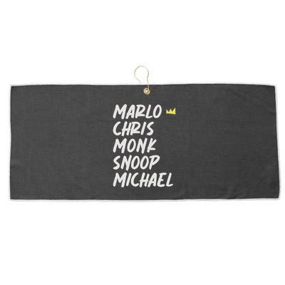 Marlo Chris Monk Snoop Michael Large Microfiber Waffle Golf Towel