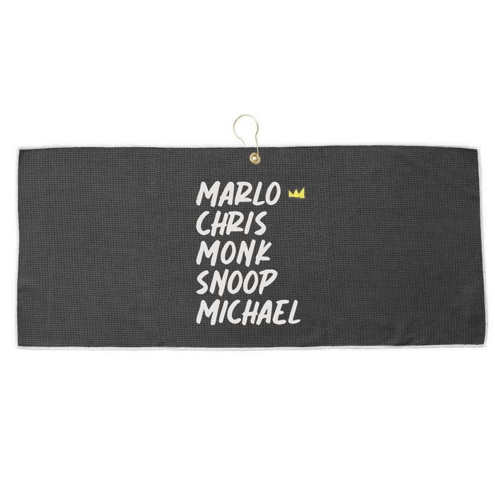 Marlo Chris Monk Snoop Michael Large Microfiber Waffle Golf Towel