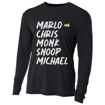 Marlo Chris Monk Snoop Michael Cooling Performance Long Sleeve Crew