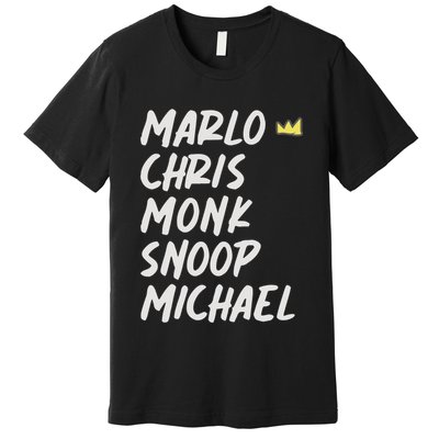 Marlo Chris Monk Snoop Michael Premium T-Shirt