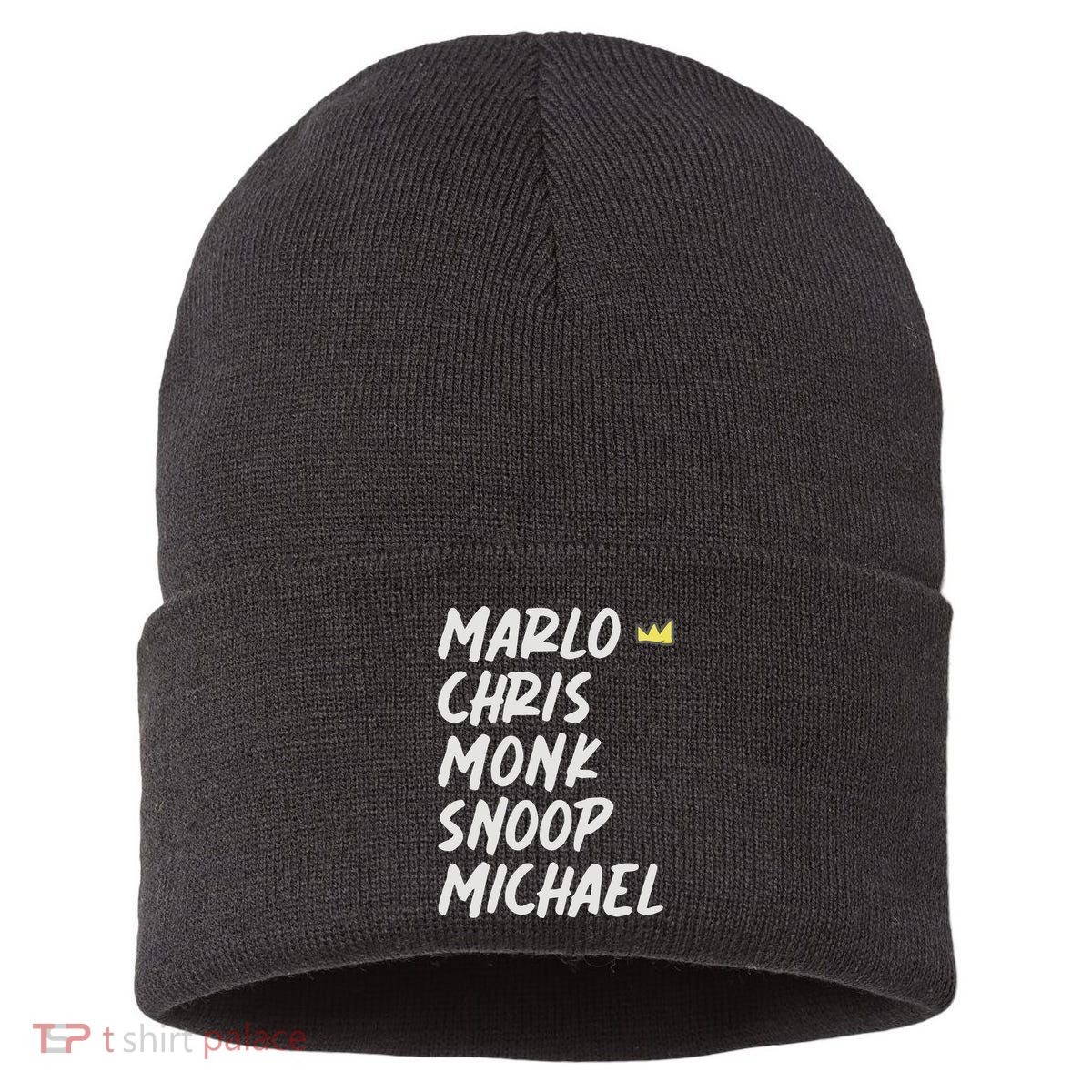 Marlo Chris Monk Snoop Michael Sustainable Knit Beanie