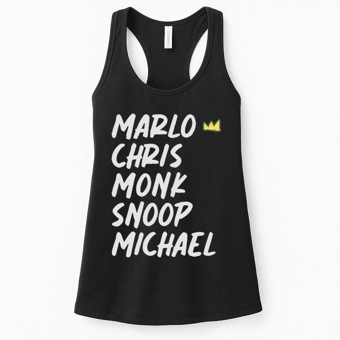 Marlo Chris Monk Snoop Michael Womens Tank Top