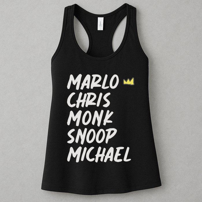 Marlo Chris Monk Snoop Michael Womens Tank Top