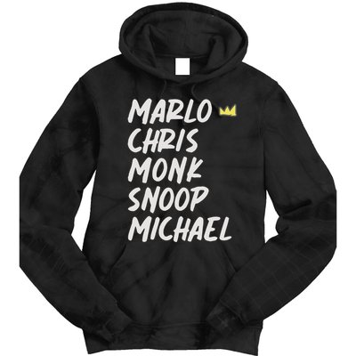 Marlo Chris Monk Snoop Michael Tie Dye Hoodie