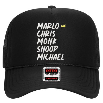 Marlo Chris Monk Snoop Michael Trucker Hat