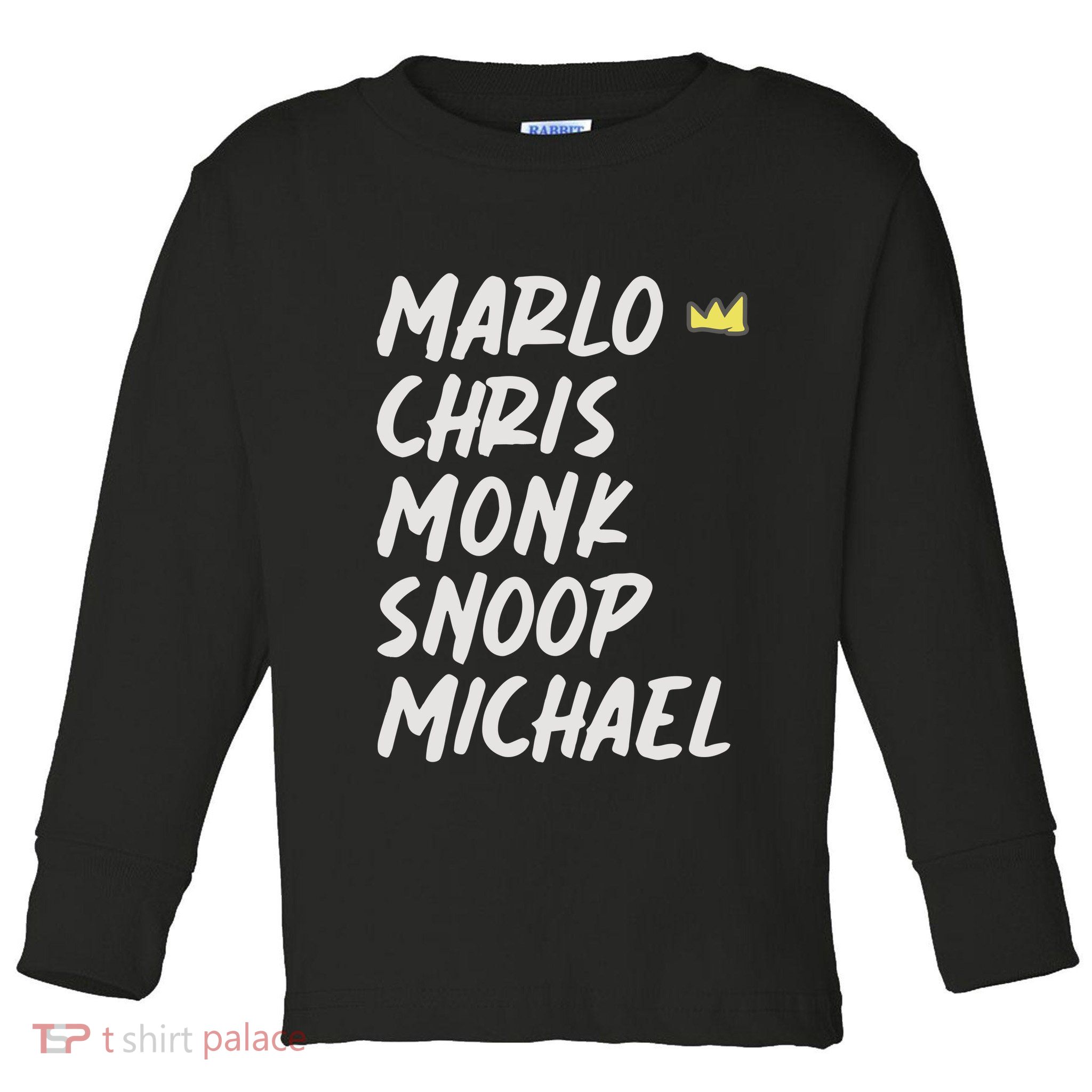 Marlo Chris Monk Snoop Michael Toddler Long Sleeve Shirt