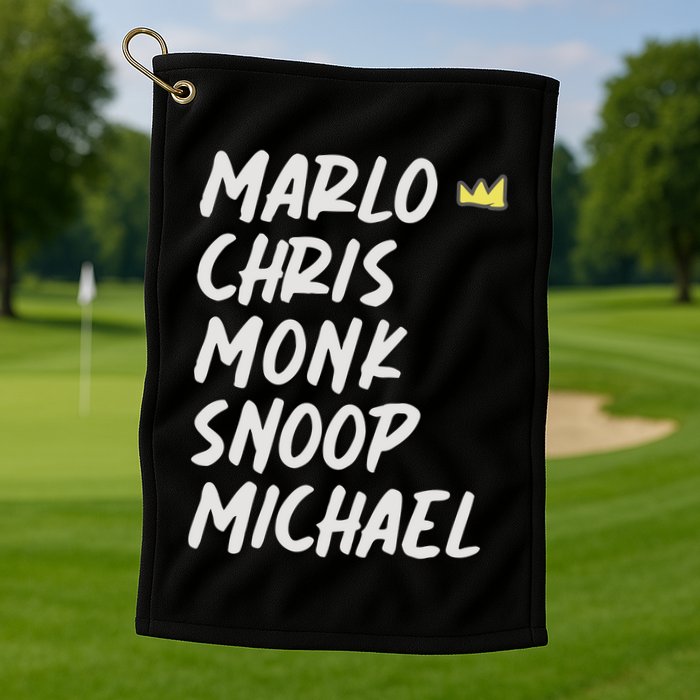 Marlo Chris Monk Snoop Michael Golf Towel