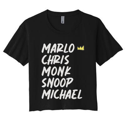 Marlo Chris Monk Snoop Michael Crop Top