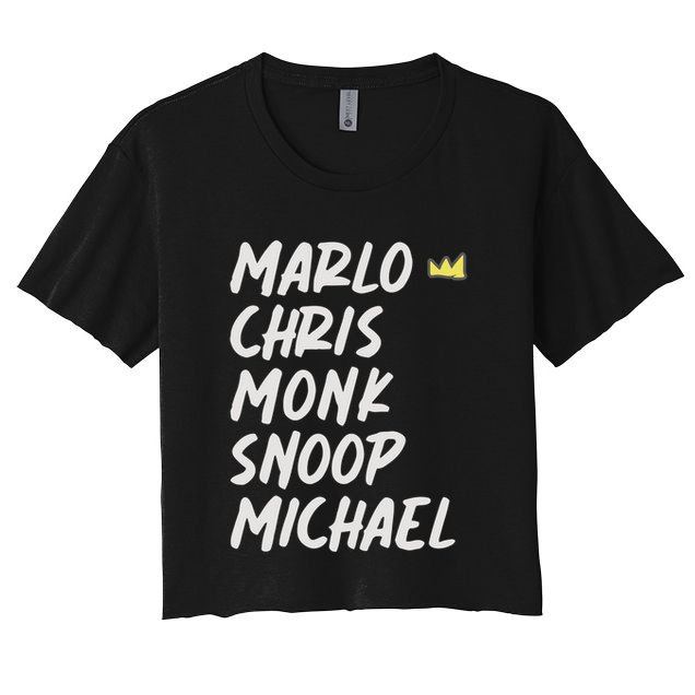 Marlo Chris Monk Snoop Michael Crop Top