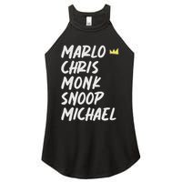 Marlo Chris Monk Snoop Michael Women's Perfect Tri Rocker Tank
