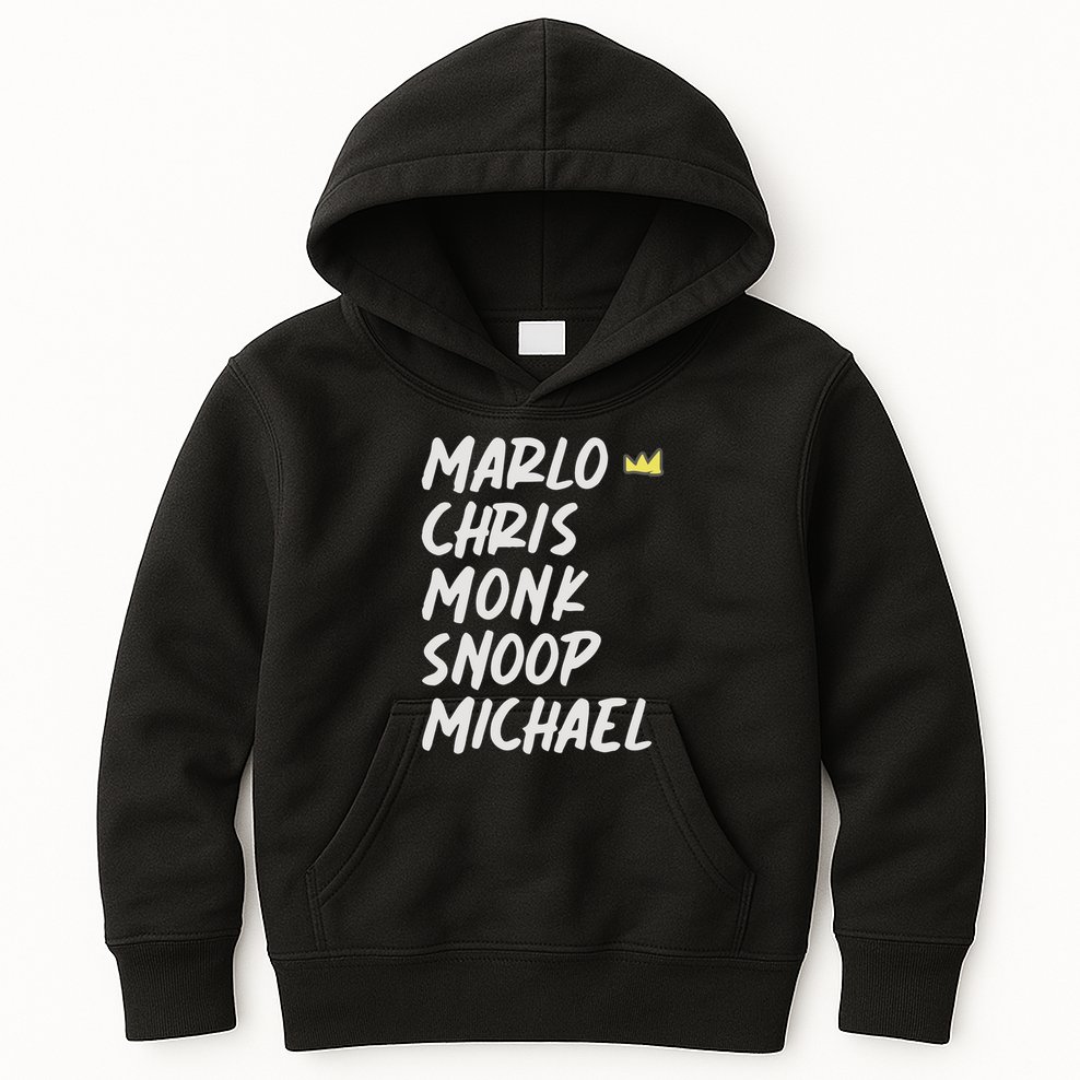 Marlo Chris Monk Snoop Michael Kids Hoodie