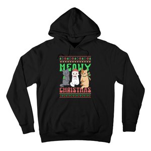 Merry Christmas Meowy Catmas Cat Xmas Family Hoodie