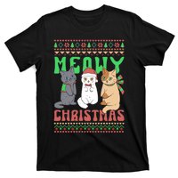 Merry Christmas Meowy Catmas Cat Xmas Family T-Shirt