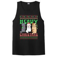 Merry Christmas Meowy Catmas Cat Xmas Family PosiCharge Competitor Tank