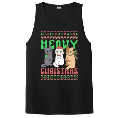 Merry Christmas Meowy Catmas Cat Xmas Family PosiCharge Competitor Tank