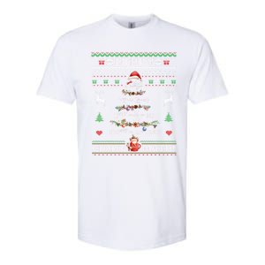 Merry Christmath Math Christmas Tree Ugly Sweater Teacher Gift Softstyle CVC T-Shirt