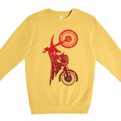 Motocross Clothing Motocross Dirt Bike Premium Crewneck Sweatshirt