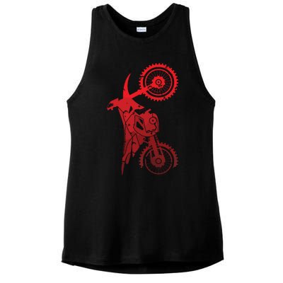 Motocross Clothing Motocross Dirt Bike Ladies PosiCharge Tri-Blend Wicking Tank