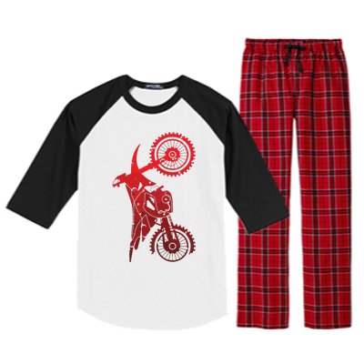 Motocross Clothing Motocross Dirt Bike Raglan Sleeve Pajama Set