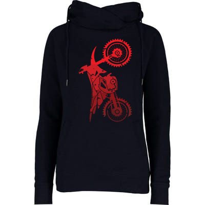 Motocross Clothing Motocross Dirt Bike Womens Funnel Neck Pullover Hood