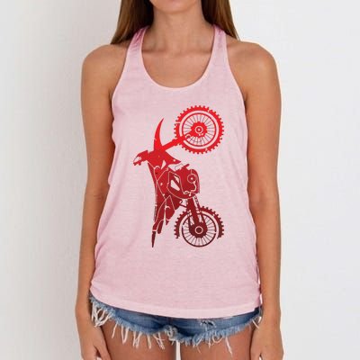 Motocross Clothing Motocross Dirt Bike Women's Knotted Racerback Tank