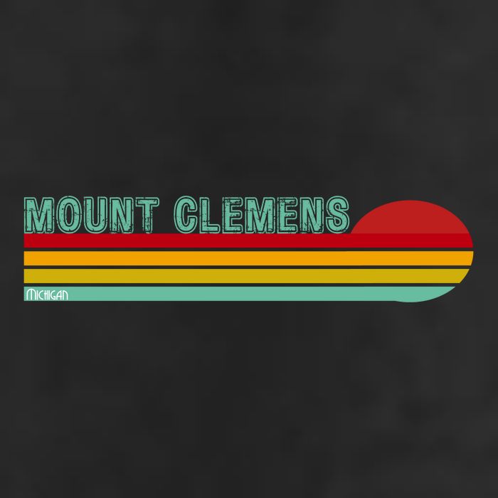 Mount Clemens Michigan 7 Panel Mesh Trucker Snapback Hat