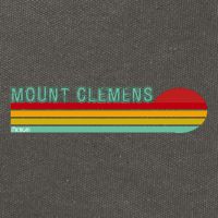 Mount Clemens Michigan Cotton Canvas Backpack