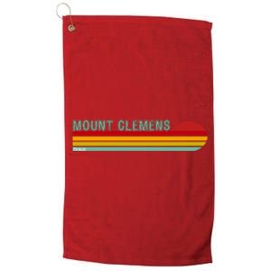 Mount Clemens Michigan Platinum Collection Golf Towel