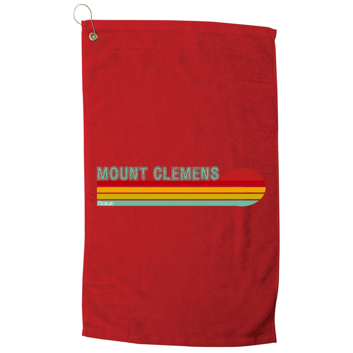 Mount Clemens Michigan Golf Towel