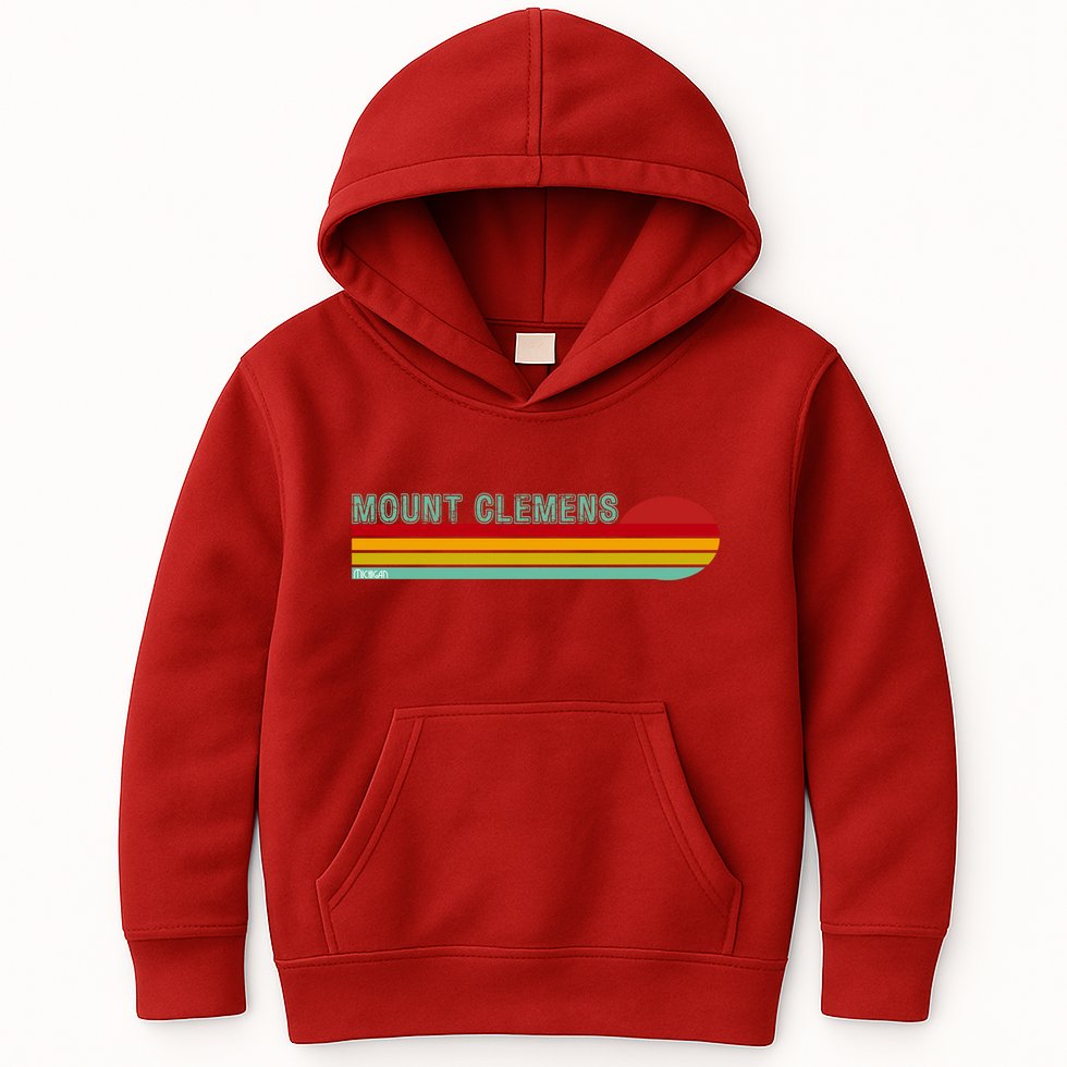 Mount Clemens Michigan Kids Hoodie