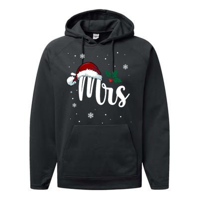 Mrs. Claus Matching Family Christmas Performance Fleece Hoodie