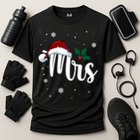 Mrs. Claus Matching Family Christmas Cooling Performance Crew T-Shirt