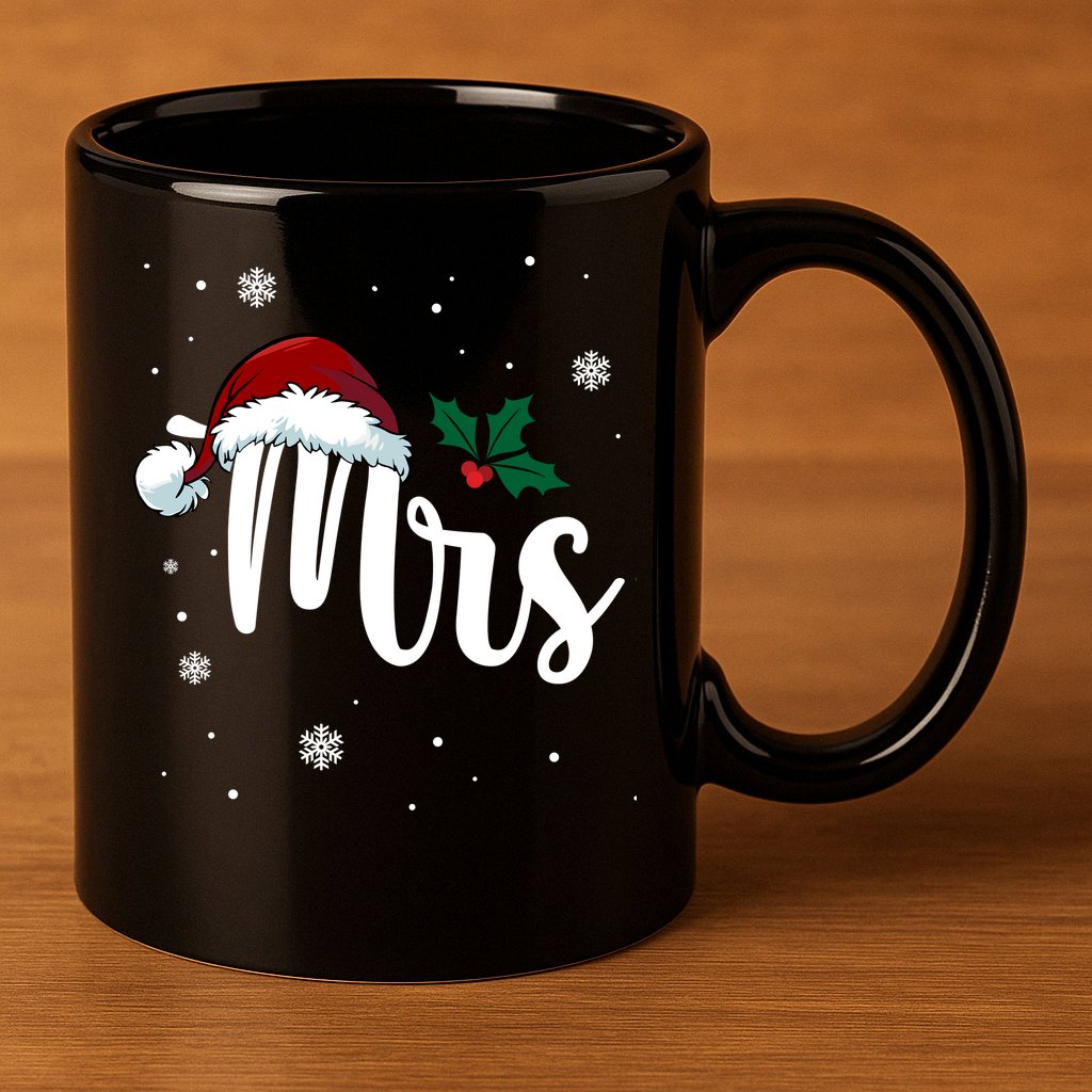 Mrs. Claus Matching Family Christmas 11oz C Handle Ceramic Mug