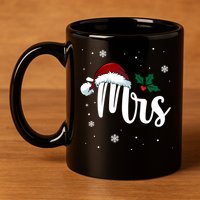 Mrs. Claus Matching Family Christmas 11oz C Handle Ceramic Mug