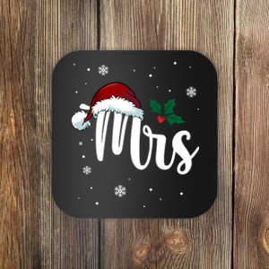 Mrs. Claus Matching Family Christmas Coaster