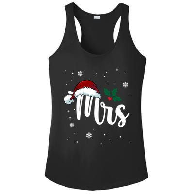 Mrs. Claus Matching Family Christmas Ladies PosiCharge Competitor Racerback Tank