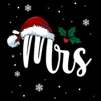 Mrs. Claus Matching Family Christmas Poster