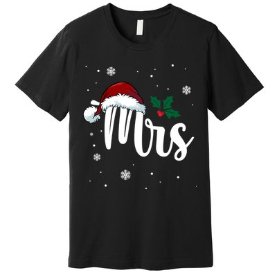 Mrs. Claus Matching Family Christmas Premium T-Shirt