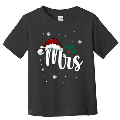 Mrs. Claus Matching Family Christmas Toddler T-Shirt