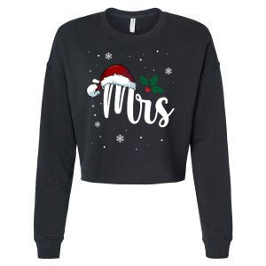 Mrs. Claus Matching Family Christmas Cropped Pullover Crew