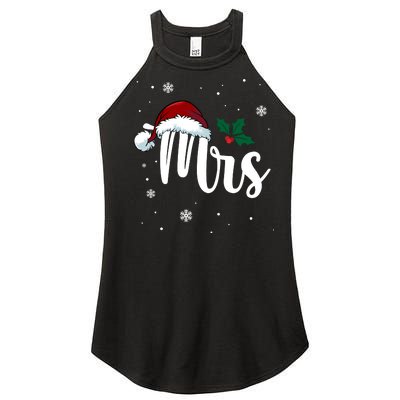 Mrs. Claus Matching Family Christmas Women’s Perfect Tri Rocker Tank