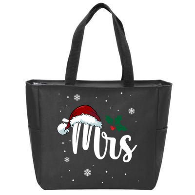 Mrs. Claus Matching Family Christmas Zip Tote Bag