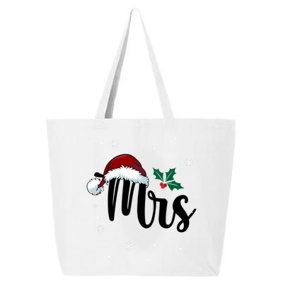 Mrs. Claus Matching Family Christmas 25L Jumbo Tote